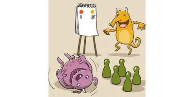 Foto 1 - Drei Monster im Fußballfieber