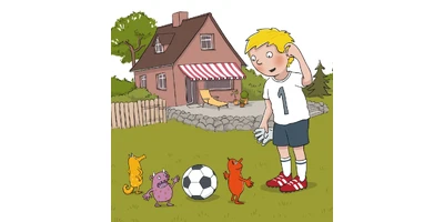 Foto 1 - Drei Monster im Fußballfieber