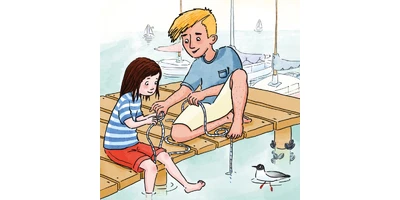 Foto 1 - Jette und Finn stechen in See